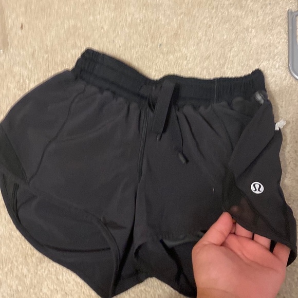 Fairly worn good as new lulu Hotty hot shorts. Only accepting payment online. - Picture 1 of 3